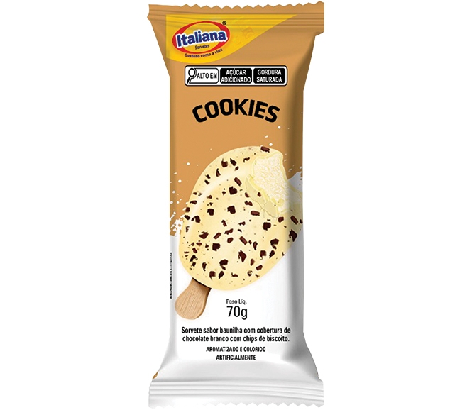 Picolé de Cookies