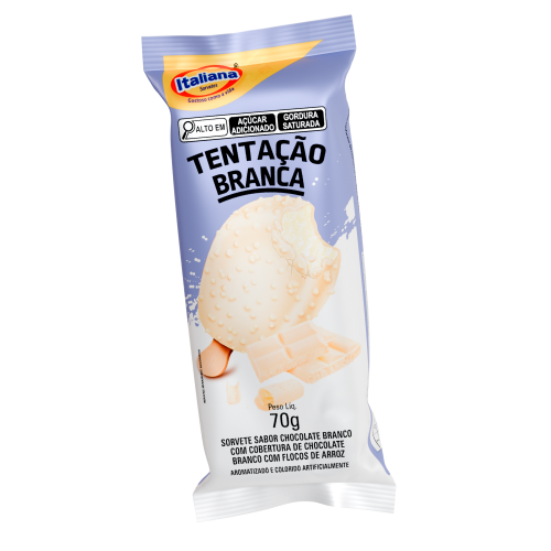 Picolé Tentação Branca