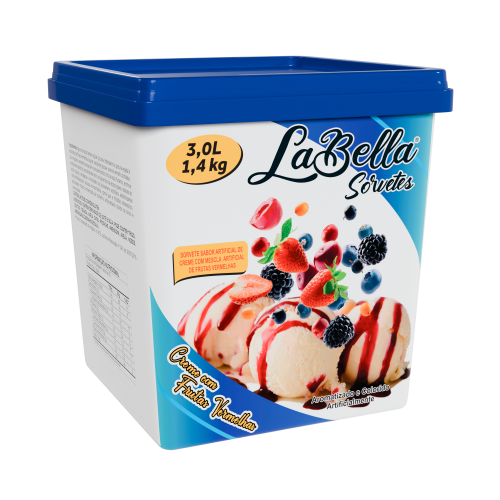 LaBella Creme com Frutas Vermelhas