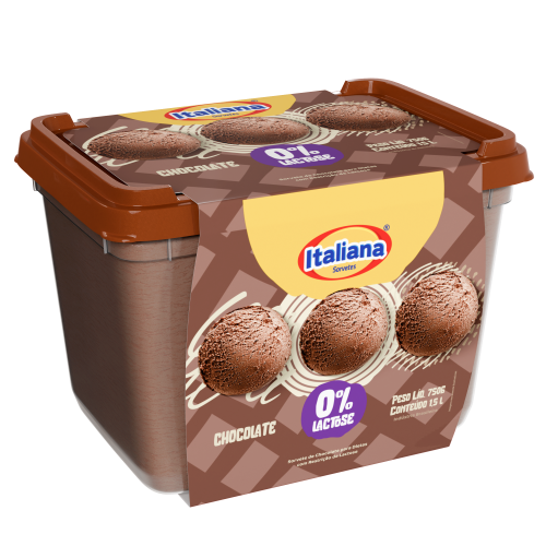 Sorvete Zero Lactose Chocolate
